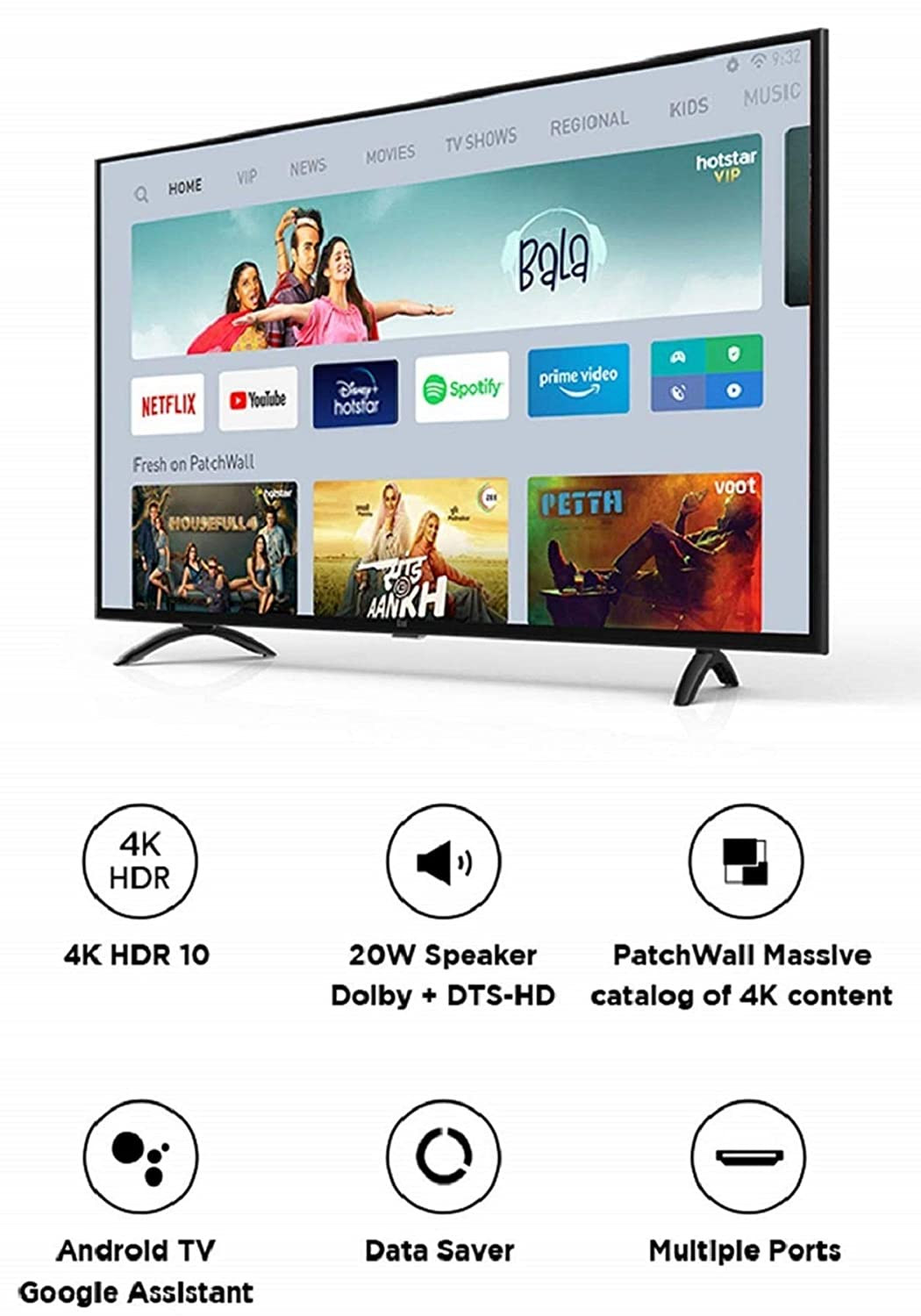 Mi TV 4X 43 - 4K HDR Smart TV - Mi India